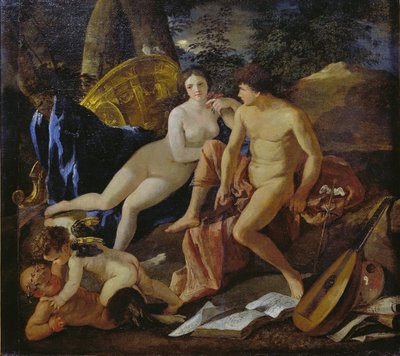 Venus och Merkurius av Nicolas Poussin