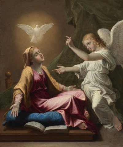 Bebådelsen av Nicolas Poussin