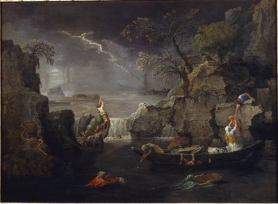 Vinter eller syndaflod av Nicolas Poussin