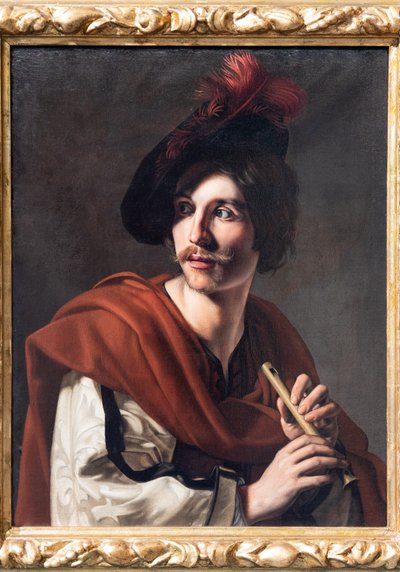 Flöjtspelare av Nicolas Tournier