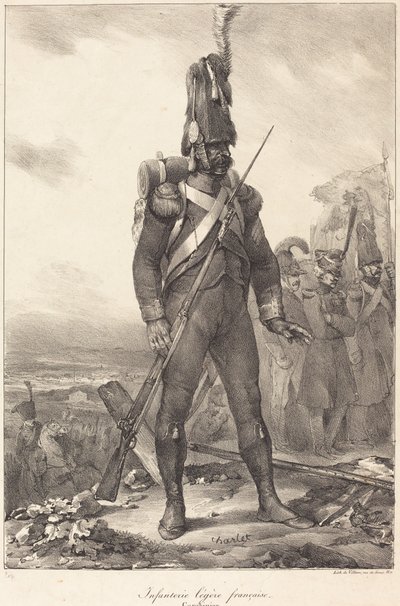 Franskt lätt infanteri, gevärsman av Nicolas Toussaint Charlet