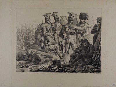 Lancers på Bivack av Nicolas Toussaint Charlet