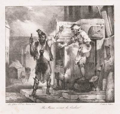 Litografiska skisser av Charlet: Form before Color, 1823. av Nicolas Toussaint Charlet