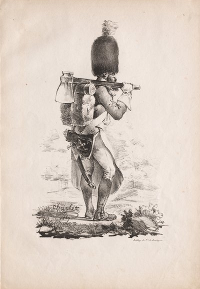 Militärdräkter: Infantry Sapper av Nicolas Toussaint Charlet