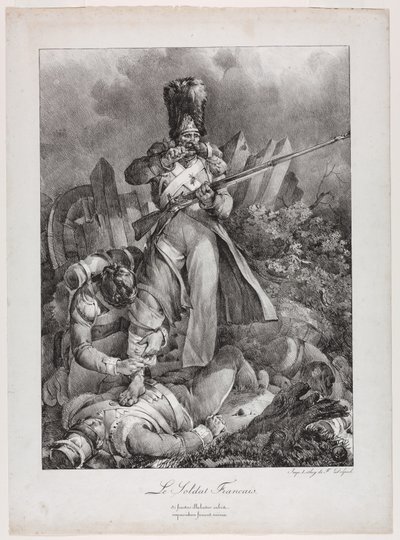 Den franske soldaten av Nicolas Toussaint Charlet