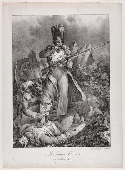 Den franska soldaten av Nicolas Toussaint Charlet