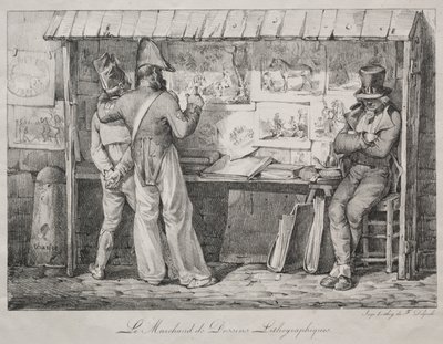 Litografihandlaren av Nicolas Toussaint Charlet