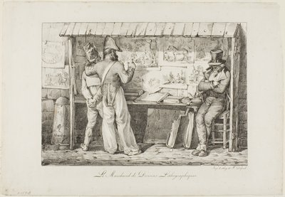 Litografiförsäljaren av Nicolas Toussaint Charlet