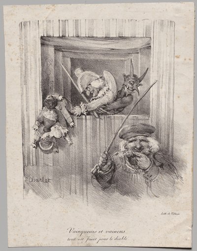 Vinnare och förlorare, alla är mat åt djävulen av Nicolas Toussaint Charlet