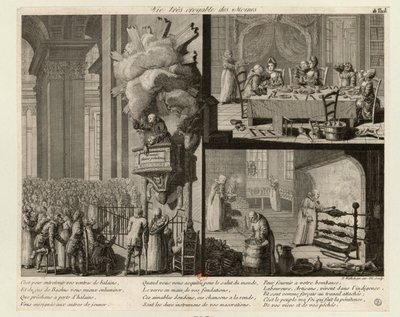 Munkarnas mycket trovärdiga liv, ca. 1789. av Nicolas Walkcheim