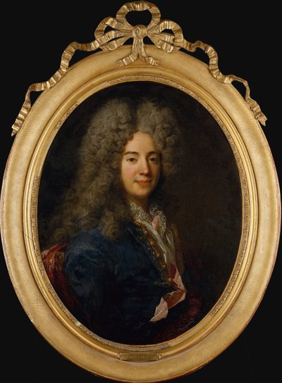 Porträtt av en gentleman (olja på duk) av Nicolas de Largillière