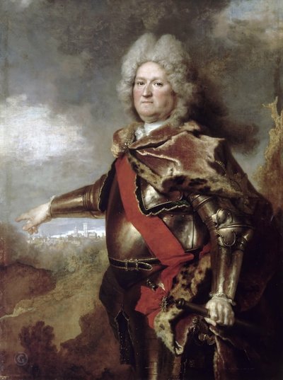 Antoine Le Prestre, greve av Puy-Vauban (1654-1731), guvernör av Béthune av Nicolas de Largillière