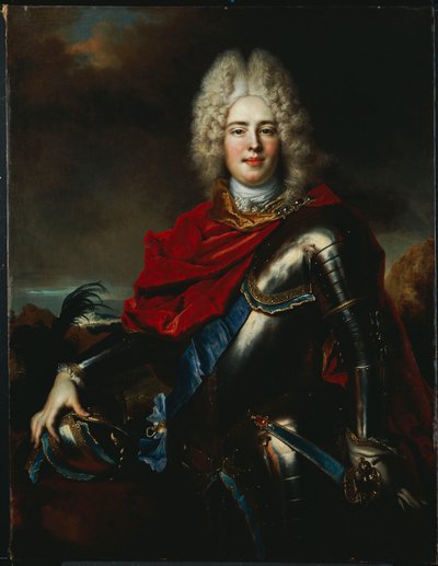 Porträtt av Fredrik Augustus II av Sachsen av Nicolas de Largillière