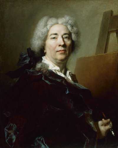 Självporträtt, ca 1725 av Nicolas de Largillière