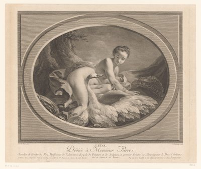 Leda och svanen Leda (titel på objekt) av Nicolas de Launay (goudsmid)