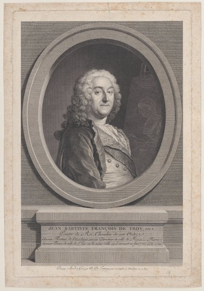 Jean Baptiste Francois de Troy, son, 1789, 1789. av Nicolas de Launay