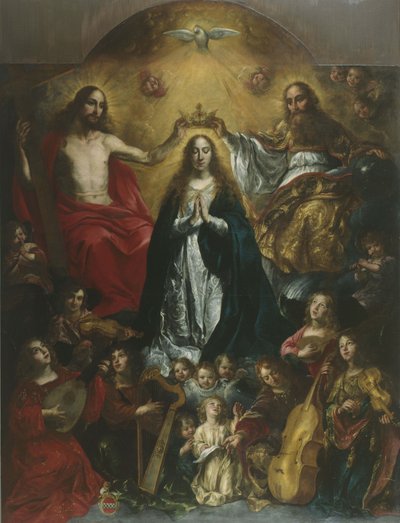 Kröningen av Maria av Nicolas de Liemaker