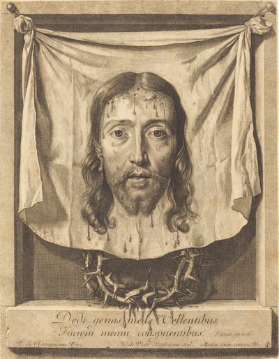 Slöjan av Saint Veronica av Nicolas de Plattemontagne after Philippe