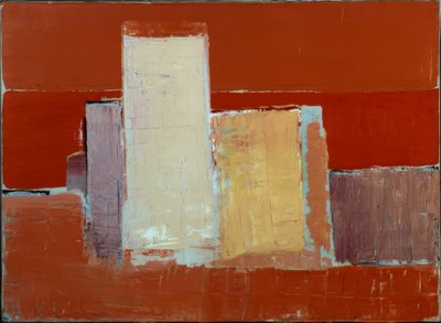 Rött landskap av Nicolas de Staël