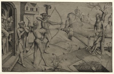Kungens söner skjuter på sin döda fars kropp av Nicolaus Alexander Mair von Landshut