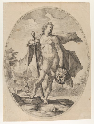 David från Heroes and Heroines of the Old Testament, ca. 1597., ca. 1597. av Nicolaus Braeu