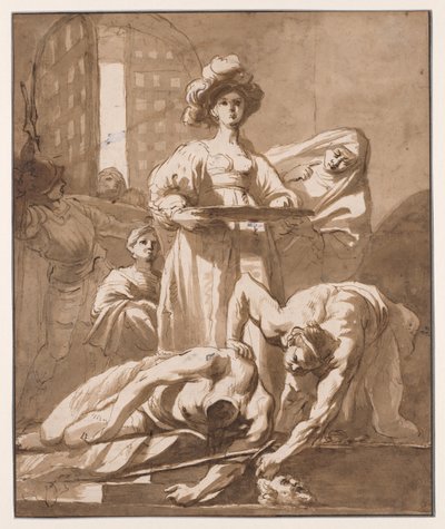 Salome med Johannes Döparens huvud av Nicolaus Knüpfer
