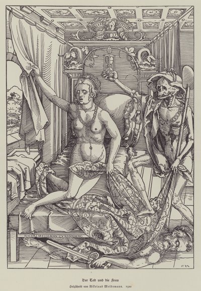 Döden och kvinnan av Nicolaus Meldemann