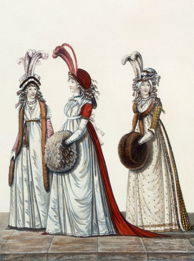 Aftonklänningar, fig. 40, fig. 41 och fig. 42 från 