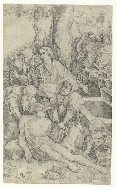 Kristi begravning av Nicoletto da Modena (attributed to)