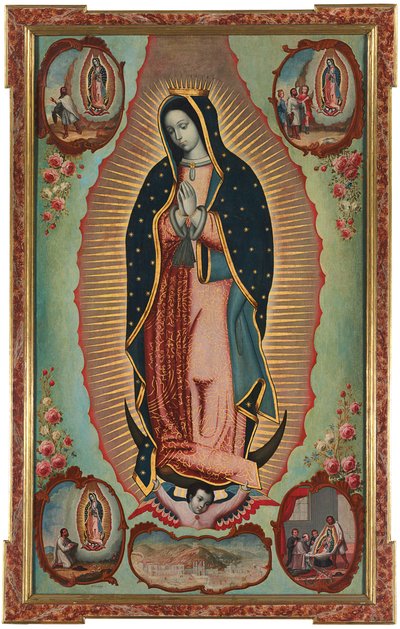 Jungfrun av Guadalupe av Nicolás Enríquez
