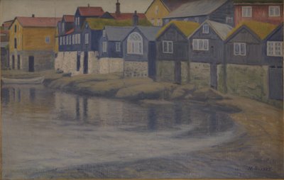Gamla hus i Thorshavn av Niels Jakob Jakobsen Bjerre