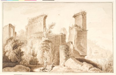 Ruinerna av Apollontemplet vid Avernosjön av Niels Gundersen Lund
