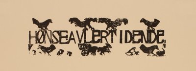Huvudtitel för "Hønseavlertidende" av Niels Nielsen