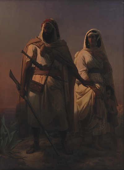 En arabisk familj i öknen av Niels Simonsen