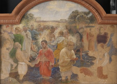 Dop på pingst av Niels Skovgaard