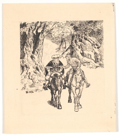 Gane och Blancandrins ridtur av Niels Skovgaard