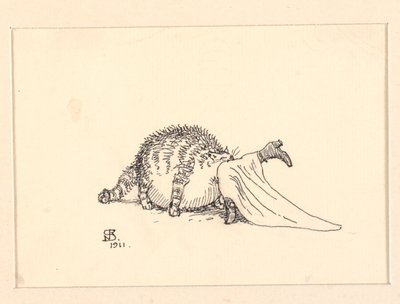 Illustration för The Fat Cat av Niels Skovgaard