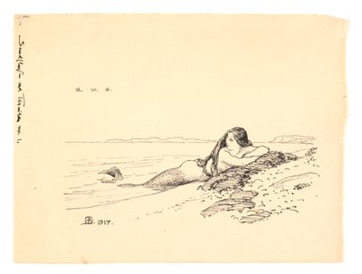 Illustration för "Sandruset vid Tisvilde" av Niels Skovgaard