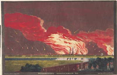 "Bombardementets mest skrämmande natt. Kiøbenhavn den 4-5- september 1807" av Niels Truslew