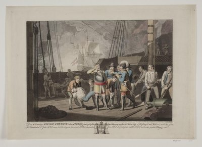 Christian IV i sjöslaget vid Fehmarn, 1644 av Niels Truslew
