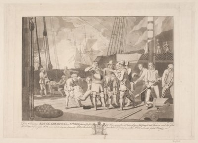 Christian IV i sjöslaget vid Fehmarn, 1644 av Niels Truslew