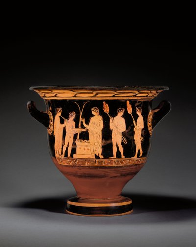 Attic rödfigur klockkrater, c.420-400 f.Kr av Nikias Painter