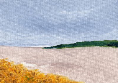 Golden Dunes-kusten av Nikita Jariwala