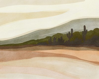 Saguaro Desert Hills av Nikita Jariwala