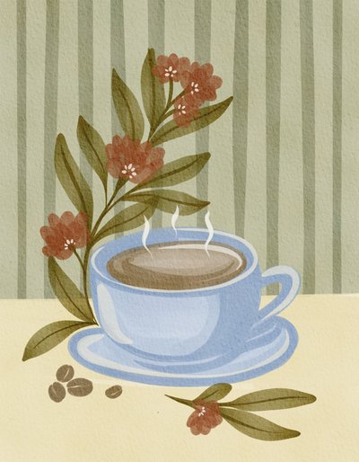 Ångande kaffeblomma av Nikita Jariwala