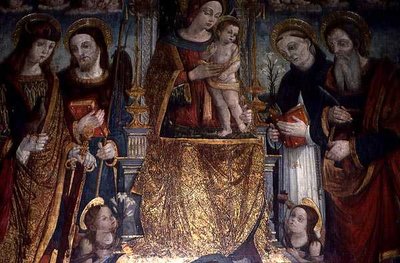 Madonna Enthroned av Nikola Bozidarovic