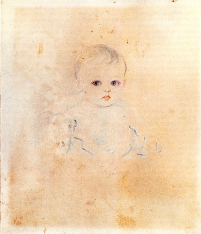 Porträtt av Sasha Ivashev, 1834 av Nikolai Alexandrovich Bestuzhev