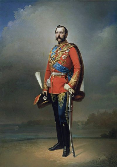 Porträtt av kejsar Alexander II