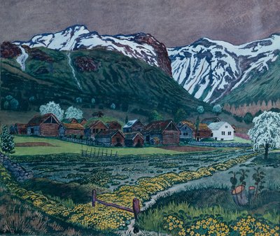 Smörblommakväll av Nikolai Astrup