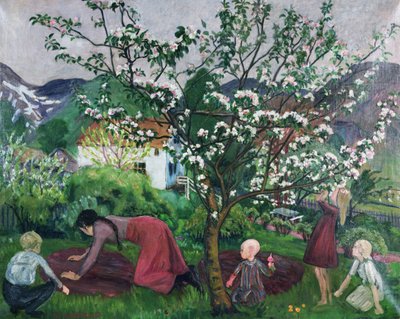 In the Garden, ca 1914-15 (olja på duk) av Nikolai Astrup